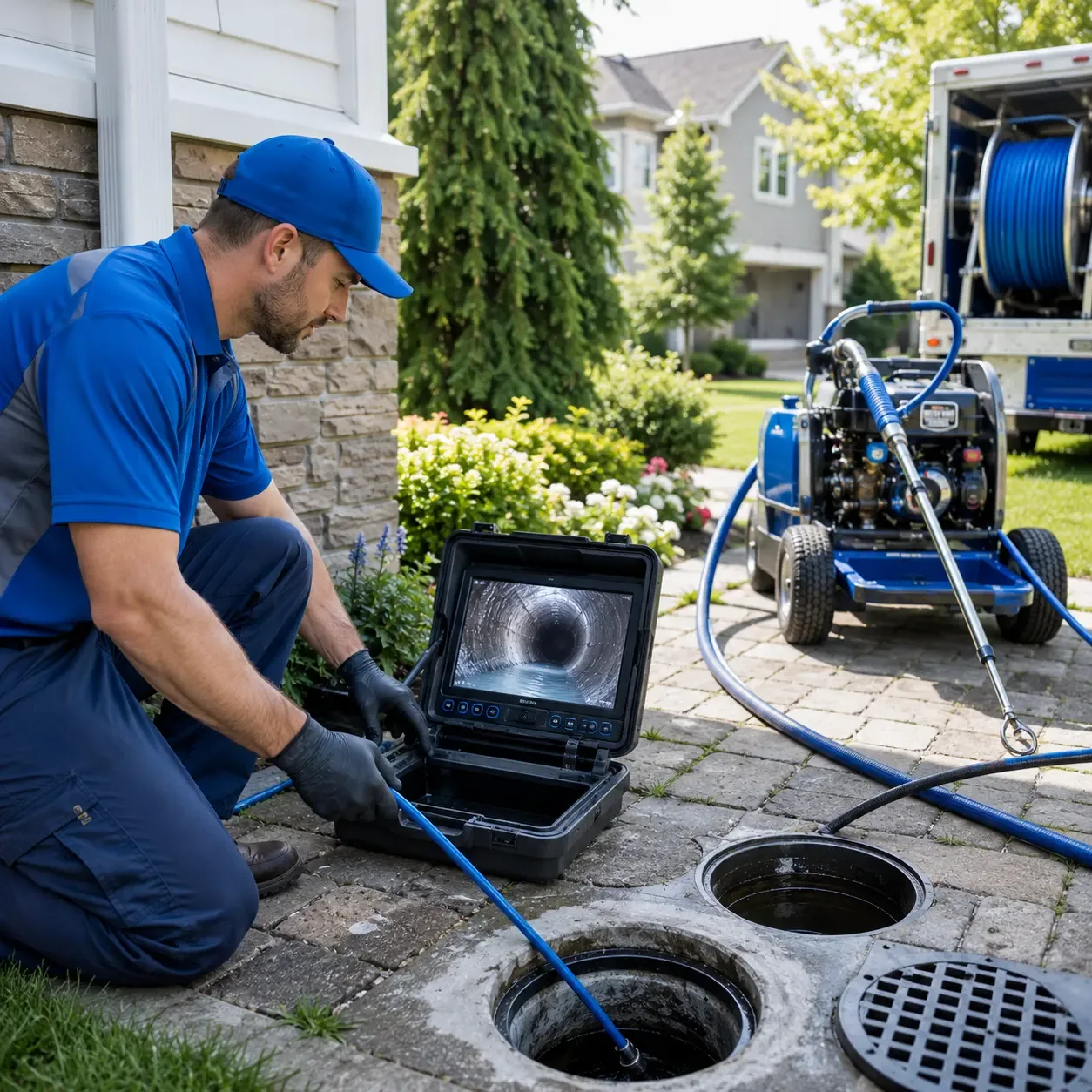Outdoor drain cleaning professionals serving Pendleton, NC